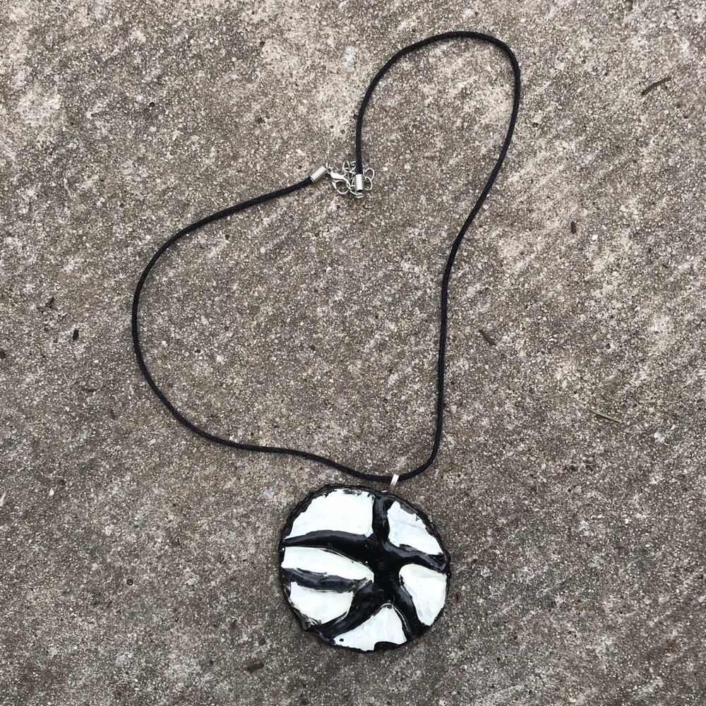 Black & White Handmade Necklace